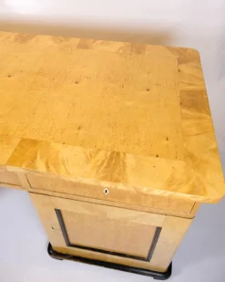 Pamono Antique Desk in Birch and Intarsia, 1840s Discount