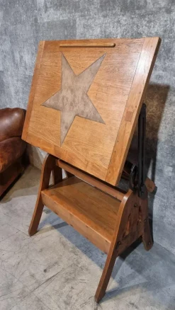 Pamono Antique Drafting Table, 1890s New