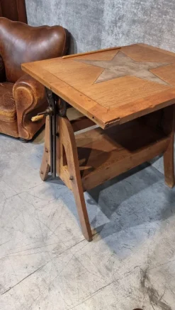 Pamono Antique Drafting Table, 1890s New