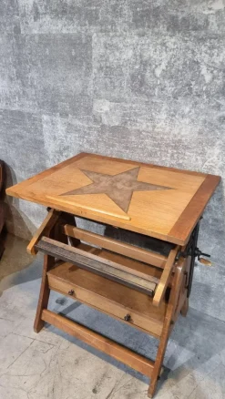 Pamono Antique Drafting Table, 1890s New