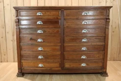 Pamono Antique 14-Drawer Trade Cabinet, 1900 Discount