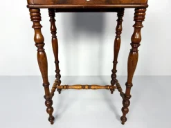 Pamono Antique Dutch Sewing Table in Mahogany, 1880s Hot