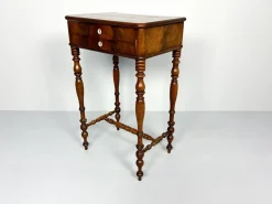 Pamono Antique Dutch Sewing Table in Mahogany, 1880s Hot