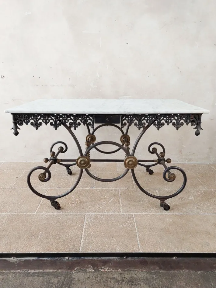 Pamono Antique Early 20th Century Butchers Table Best