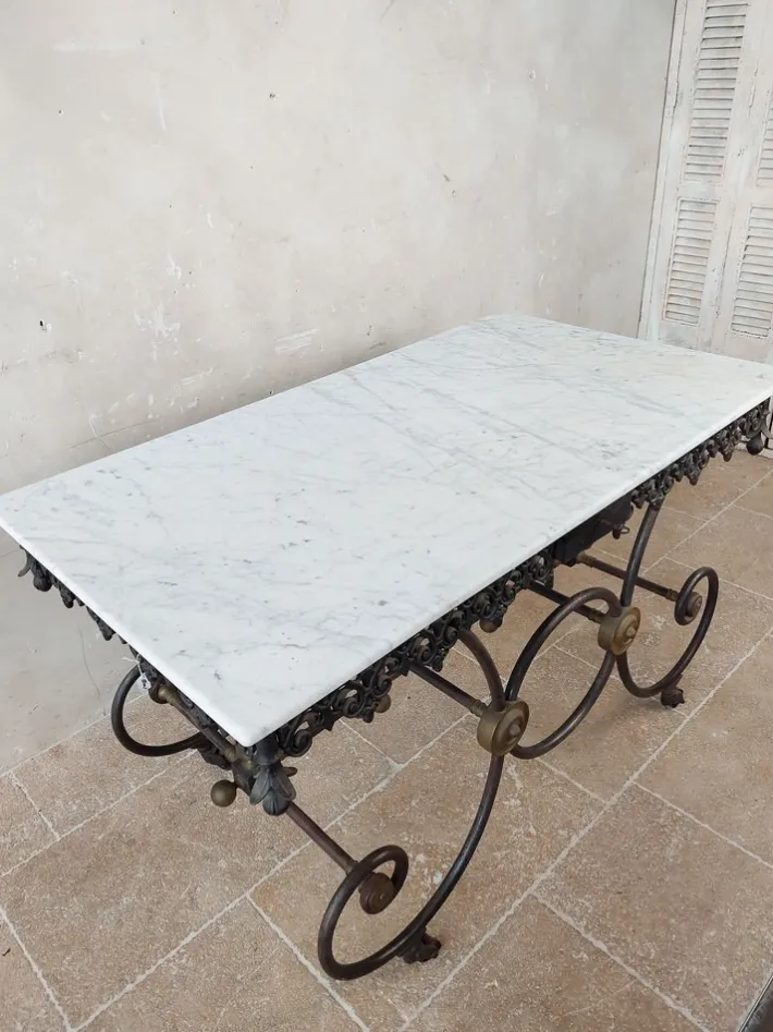 Pamono Antique Early 20th Century Butchers Table Best