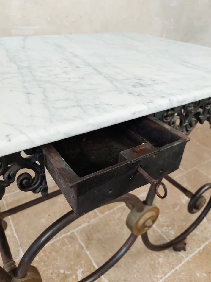 Pamono Antique Early 20th Century Butchers Table Best