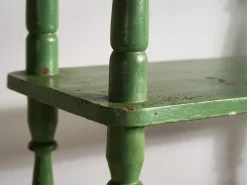 Pamono Antique Emerald Green Kitchen Cabinet, 1920s Clearance