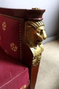 Pamono Antique Empire Salon Seating, Set of 5 Sale