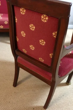 Pamono Antique Empire Salon Seating, Set of 5 Sale