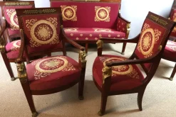 Pamono Antique Empire Salon Seating, Set of 5 Sale