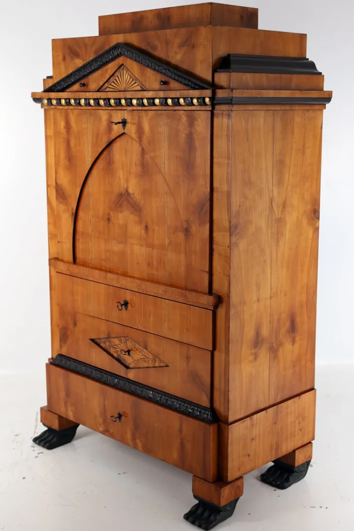 Pamono Antique Empire Secretaire in Cherry, 1810 Outlet