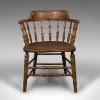 Pamono Antique English Ash & Elm Captains Chair, 1900 Online