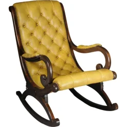 Pamono Antique English Chesterfield Rocking Chair Outlet