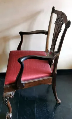 Pamono Antique English Chippendale Style Chair Outlet