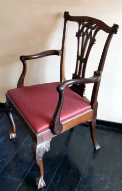 Pamono Antique English Chippendale Style Chair Outlet