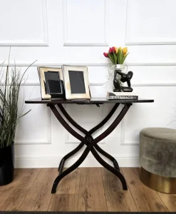 Pamono Antique English Mahogany Folding Table, 1890s