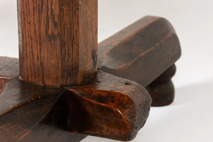 Pamono Antique English Oak Console Table, 1800s Discount