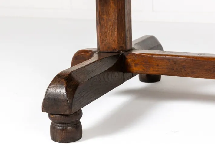 Pamono Antique English Oak Console Table, 1800s Discount