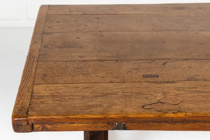 Pamono Antique English Oak Console Table, 1800s Discount