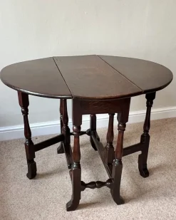 Pamono Antique English Oak Fold-Over Table, 1670s Outlet