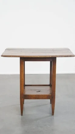 Pamono Antique English Oak Side Table, Late 18th Century Hot
