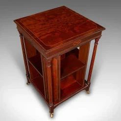 Pamono Antique English Rotary Bookcase, 1910 New