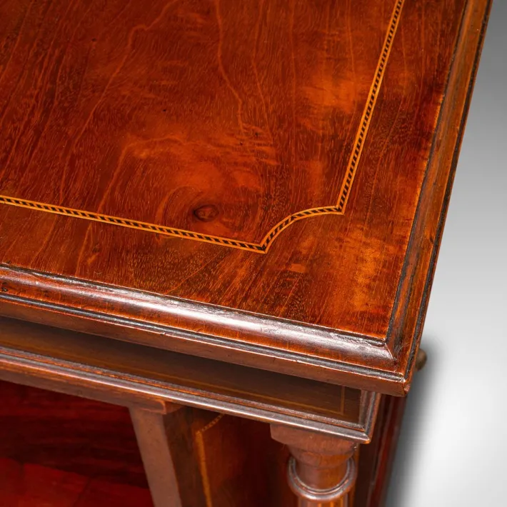 Pamono Antique English Rotary Bookcase, 1910 New