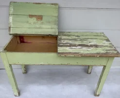 Pamono Antique Farmhouse Table from Schröder J, 1920s Outlet