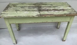 Pamono Antique Farmhouse Table from Schröder J, 1920s Outlet