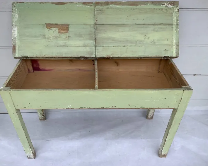 Pamono Antique Farmhouse Table from Schröder J, 1920s Outlet