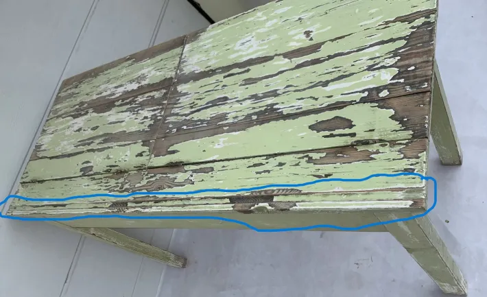 Pamono Antique Farmhouse Table from Schröder J, 1920s Outlet