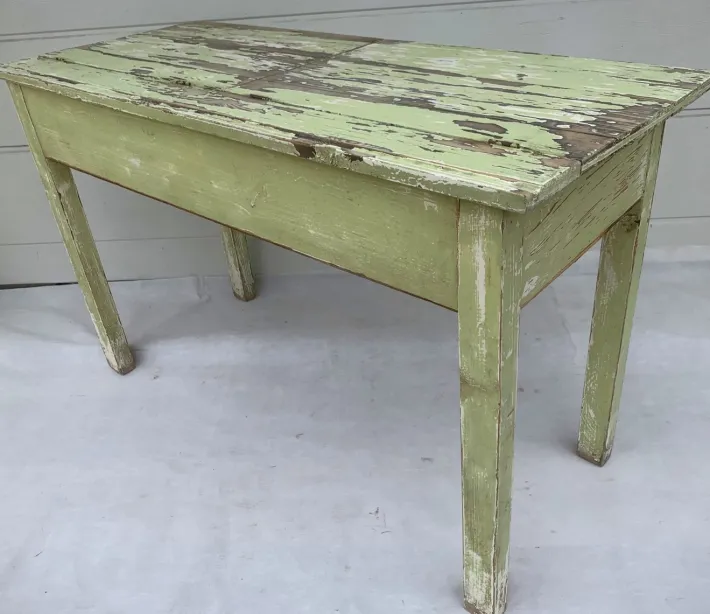 Pamono Antique Farmhouse Table from Schröder J, 1920s Outlet