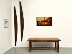 Pamono Antique Farmhouse Table in Oak and Walnut, 1700s