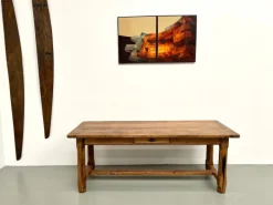 Pamono Antique Farmhouse Table in Oak and Walnut, 1700s