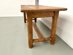Pamono Antique Farmhouse Table in Oak and Walnut, 1700s
