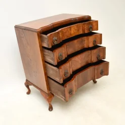 Pamono Antique Figured Walnut Chest of Drawers, 1890s Sale