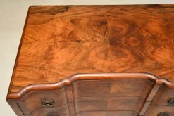 Pamono Antique Figured Walnut Chest of Drawers, 1890s Sale