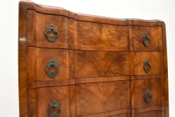 Pamono Antique Figured Walnut Chest of Drawers, 1890s Sale