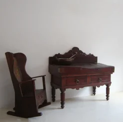 Pamono Antique French Butcher Block in Beech Hot