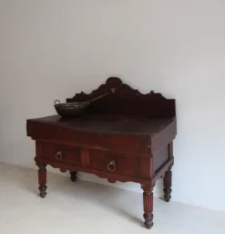 Pamono Antique French Butcher Block in Beech Hot