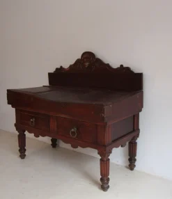 Pamono Antique French Butcher Block in Beech Hot