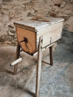 Pamono Antique French Butter Churn in Chestnut, 1890s Outlet