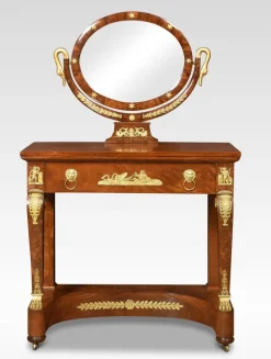 Pamono Antique French Empire Dressing Table in Mahogany Online
