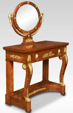 Pamono Antique French Empire Dressing Table in Mahogany Online
