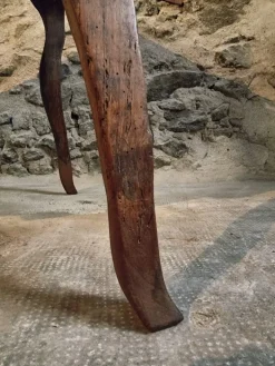 Pamono Antique French Farmhouse Dining Table with Pine Top, Fruitwood Cabriole Legs and Oak Apron, 18th-19th Century Discount