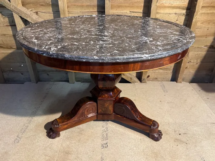 Pamono Antique French Gueridon Centre Table, 1830 Clearance
