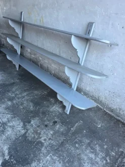 Pamono Antique French Industrial Style Wall Rack New