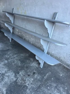 Pamono Antique French Industrial Style Wall Rack New