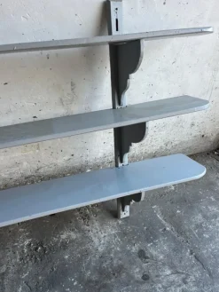 Pamono Antique French Industrial Style Wall Rack New