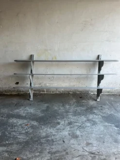 Pamono Antique French Industrial Style Wall Rack New